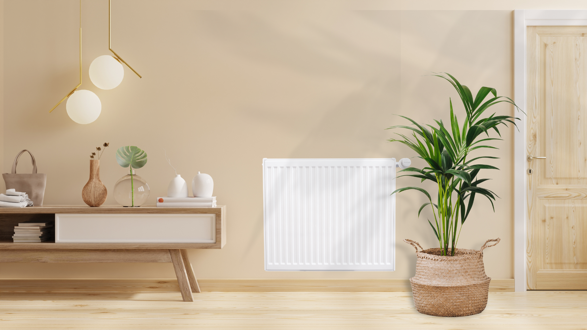 Grzejnik panelowy z podłączeniem bocznym HIPPER. 600 x 1200 mm – HIPPER.pl